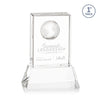Ambassador Globe Award on Base - Clear