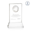 Ambassador Globe Award on Base - Clear