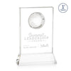 Ambassador Globe Award on Base - Clear