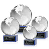 Globe Award on Hancock Base - Blue