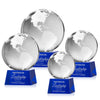 Globe Award on Robson Base - Blue