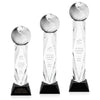 Globe Award on Toscana Base - Black