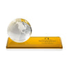 Globe Award on Rectangle Base