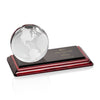 Globe Award on Rosewood Base
