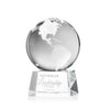 Globe Award on Robson Base - Clear