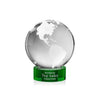 Globe Award on Stanrich Base - Green