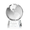 Globe Award on Robson Base - Clear