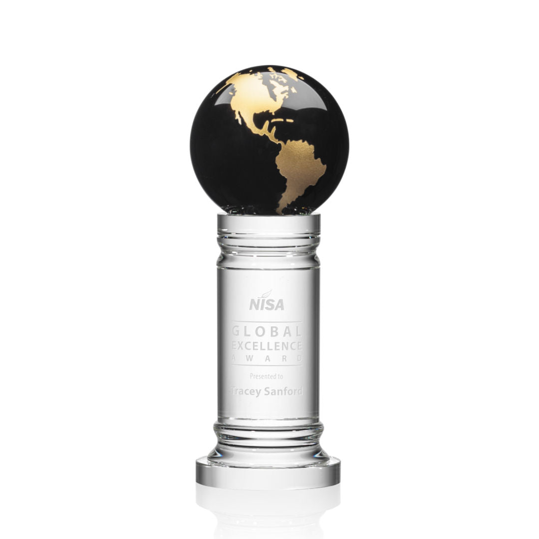 Colverstone Globe Award - Black/Gold — OPG6132-KG