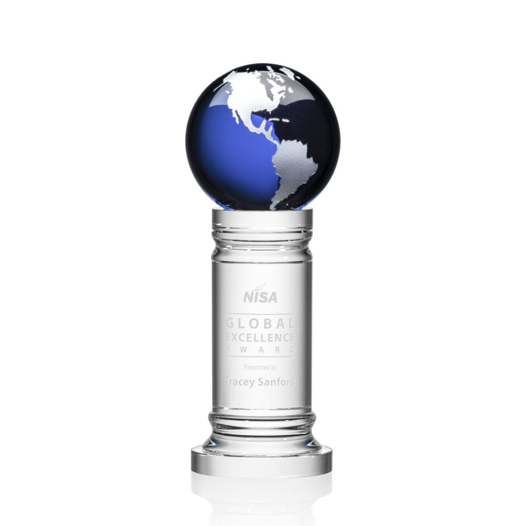 Colverstone Globe Award - Blue/Silver — OPG6132-LS