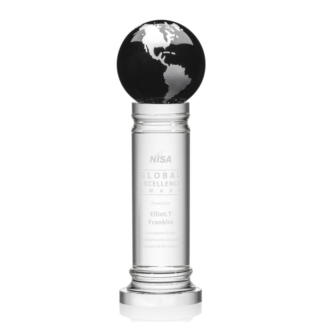 Colverstone Globe Award - Black/Silver — OPG6133-KS