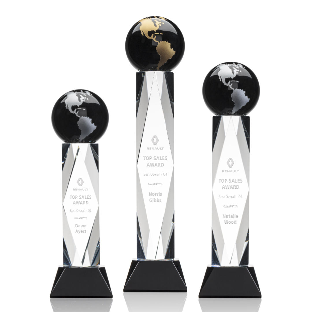 Ripley Globe Award - Black/Gold — OPG614-KG