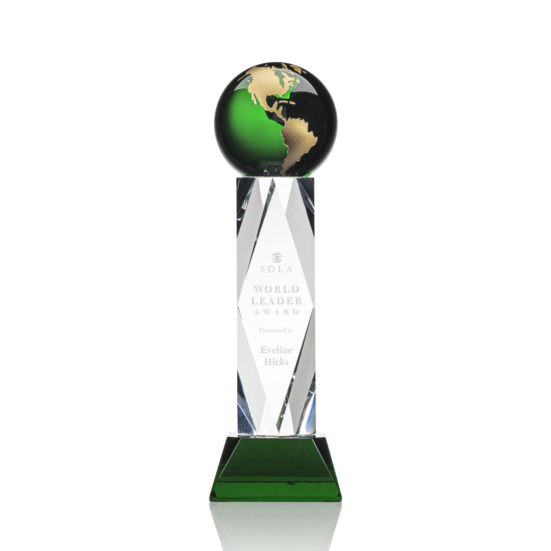 Ripley Globe Award - Green/Gold — OPG6141-GG
