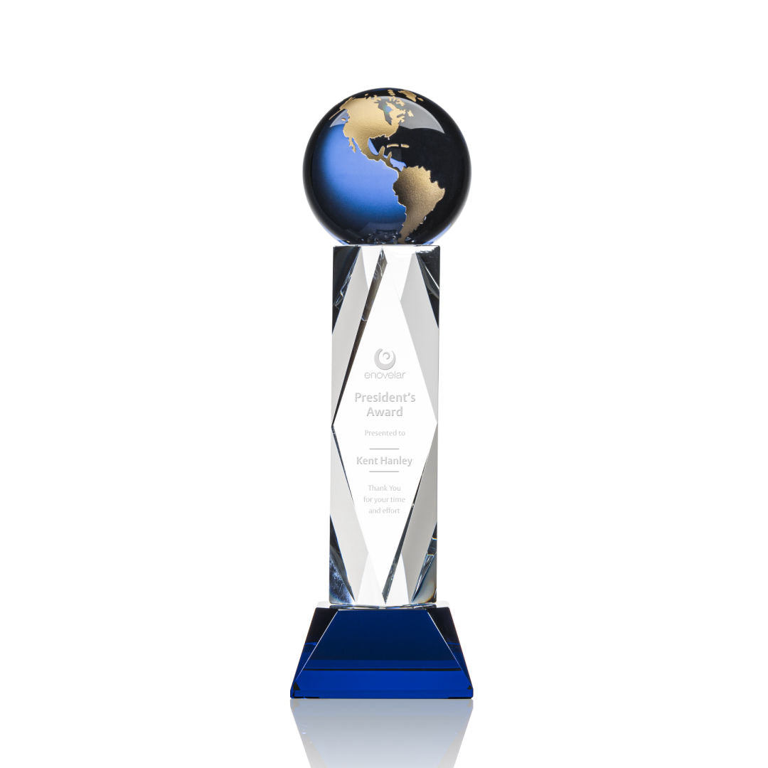 Ripley Globe Award - Blue/Gold — OPG6141-LG