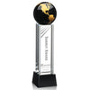 Luz Globe Award on Base - Black/Gold