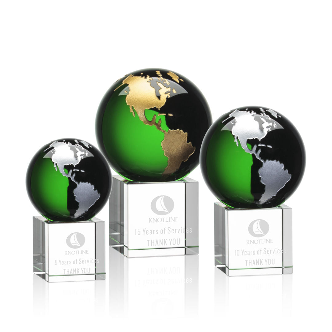 Haywood Globe Award - Green/Gold — OPG852-GG
