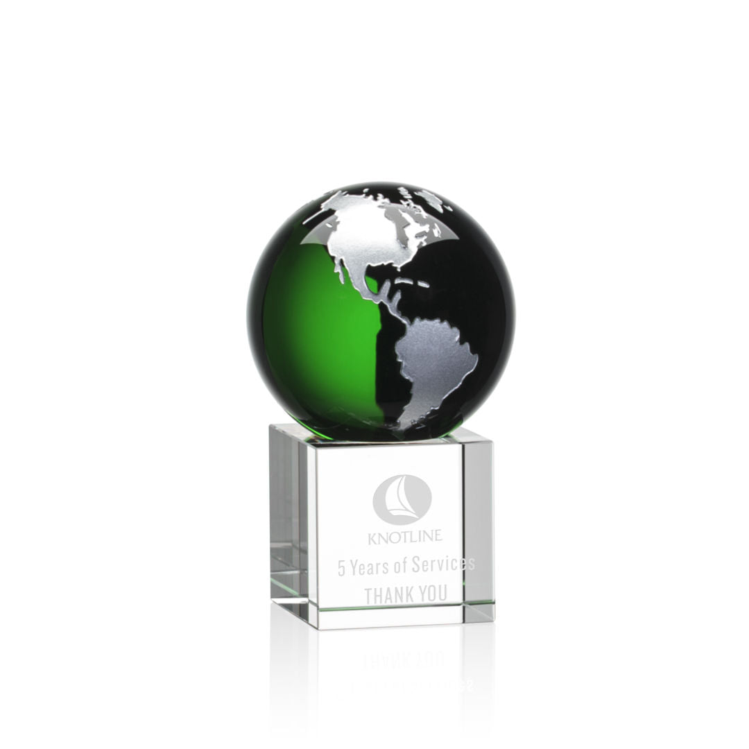 Haywood Globe Award - Green/Silver — OPG852-GS