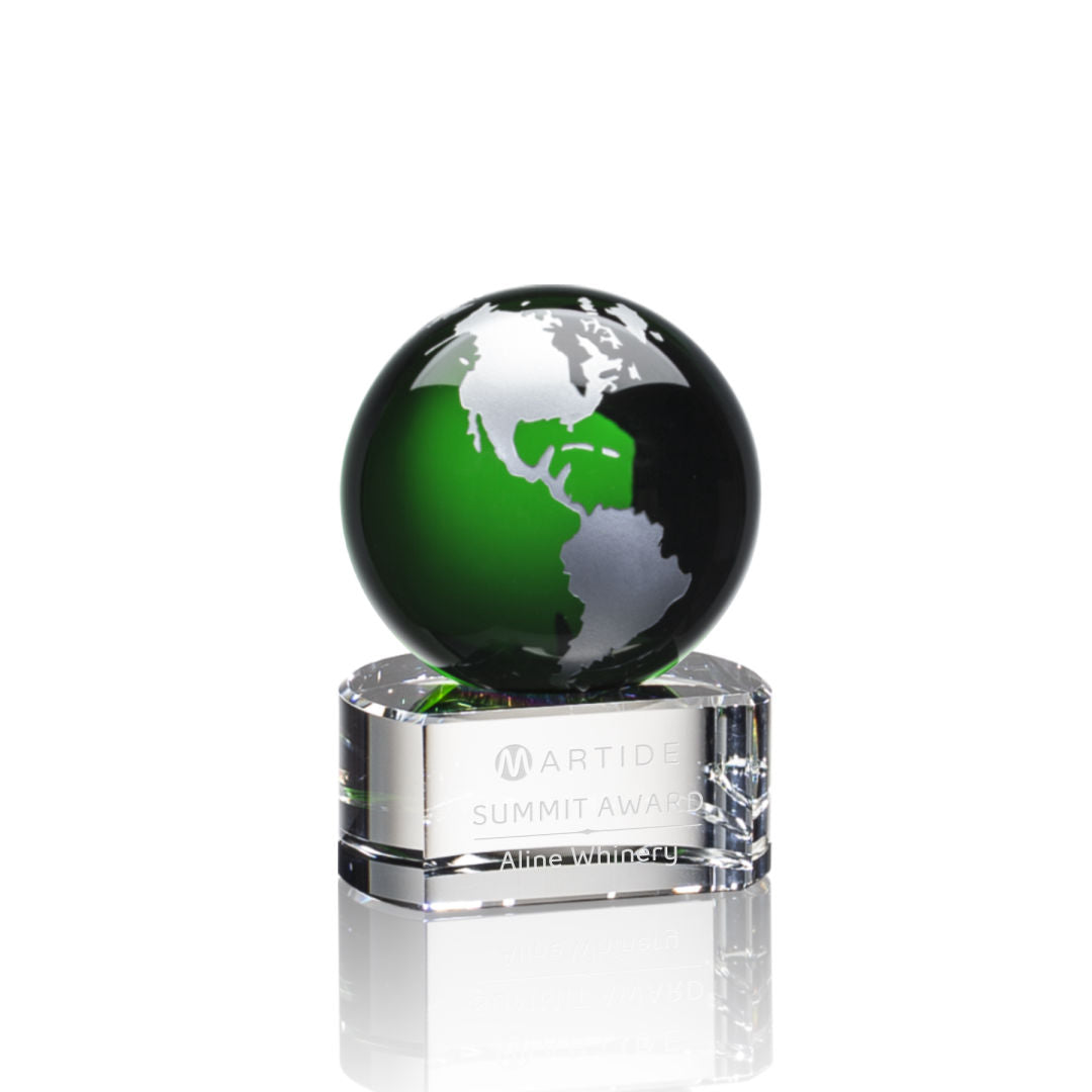 Dundee Globe Award - Green/Silver — OPG853-GS