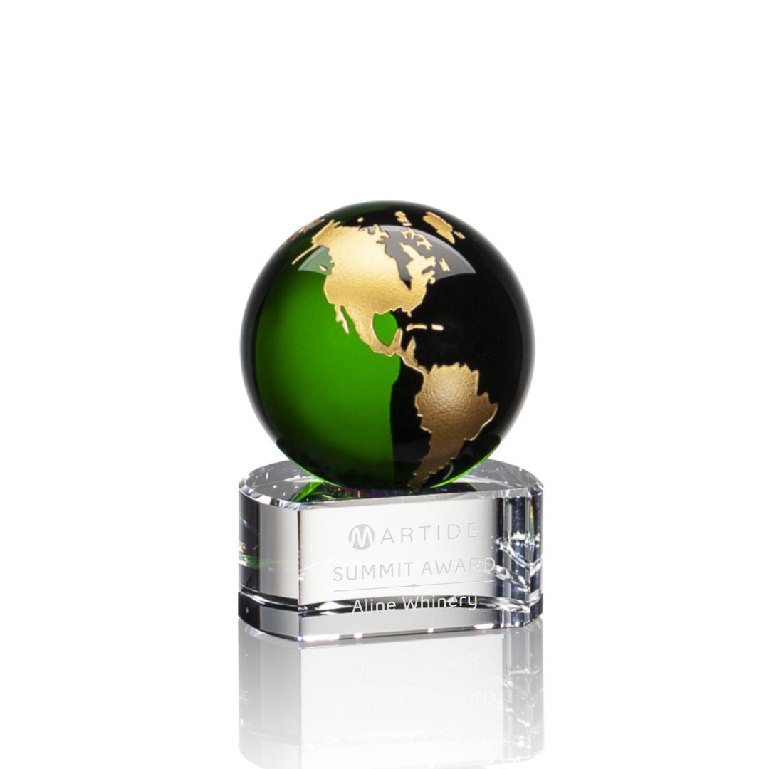 Dundee Globe Award - Green/Gold — OPG8531-GG