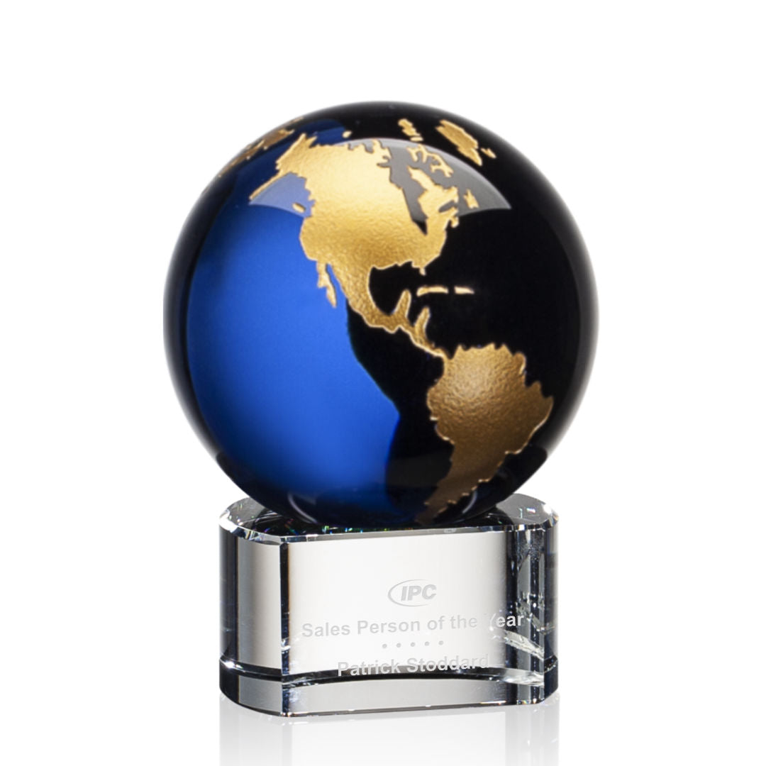 Dundee Globe Award - Blue/Gold — OPG8533-LG