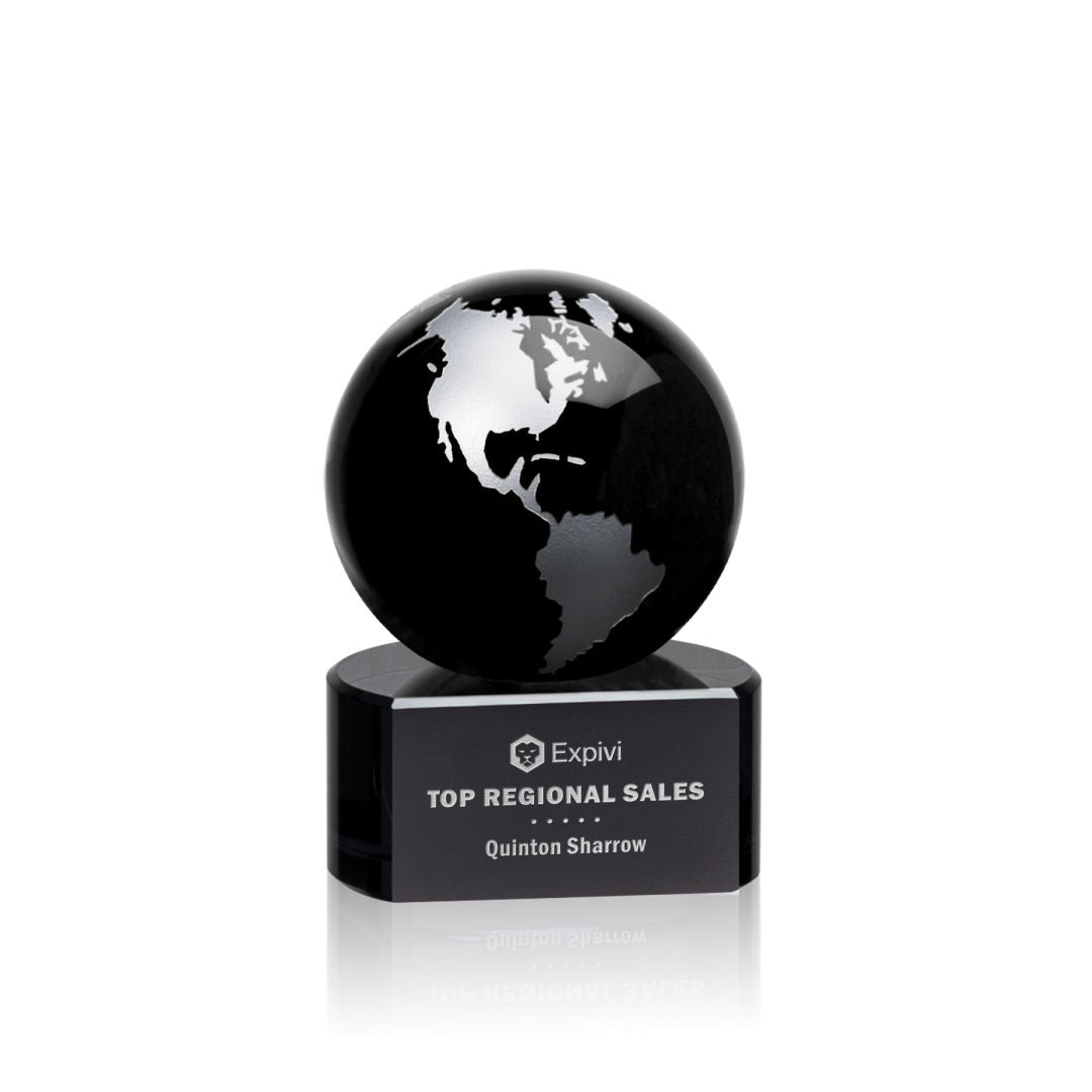Marcana Globe Award - Black/Silver — OPG854-KS