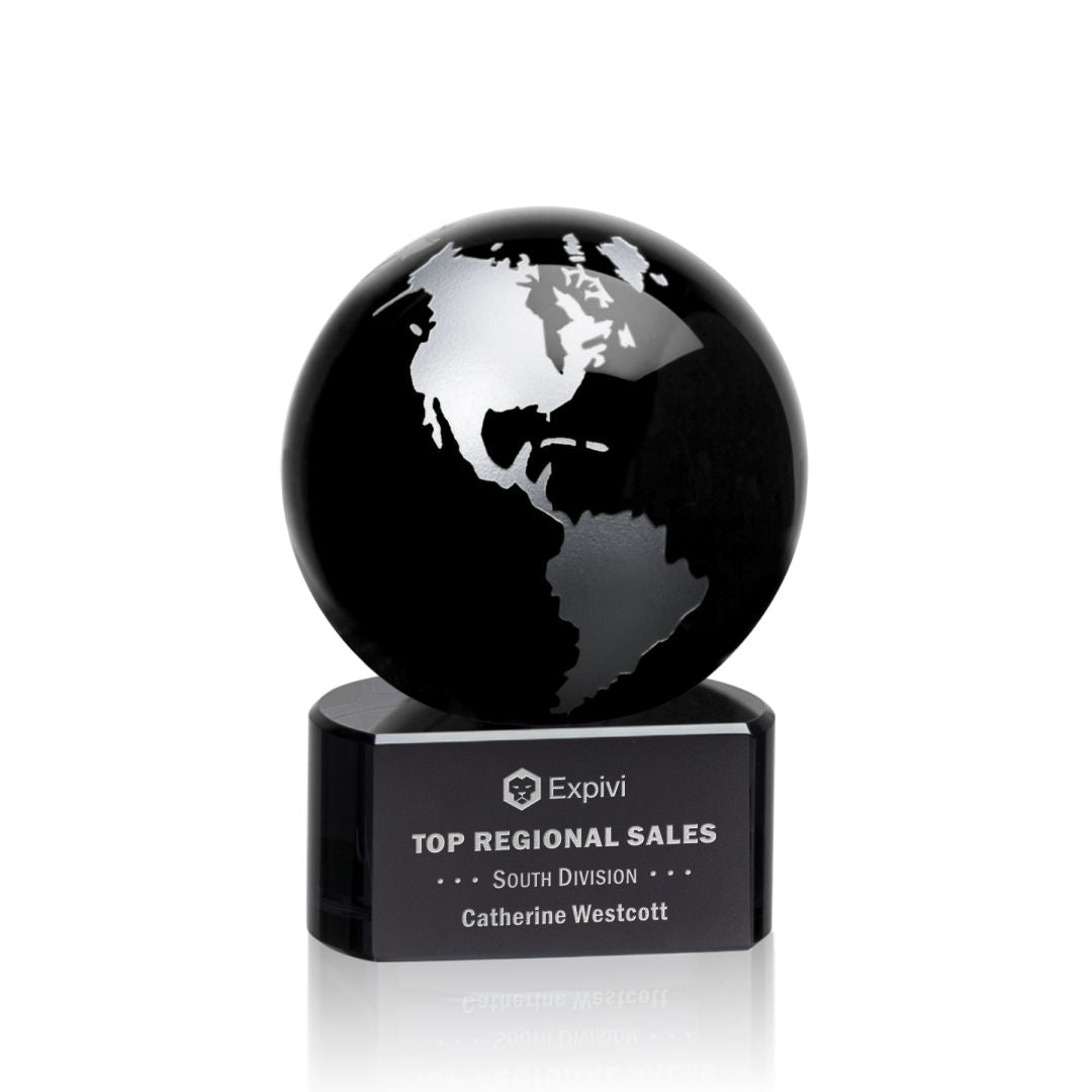 Marcana Globe Award - Black/Silver — OPG8542-KS