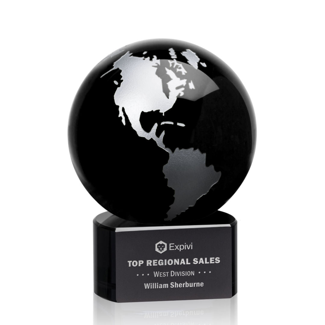 Marcana Globe Award - Black/Silver — OPG8543-KS