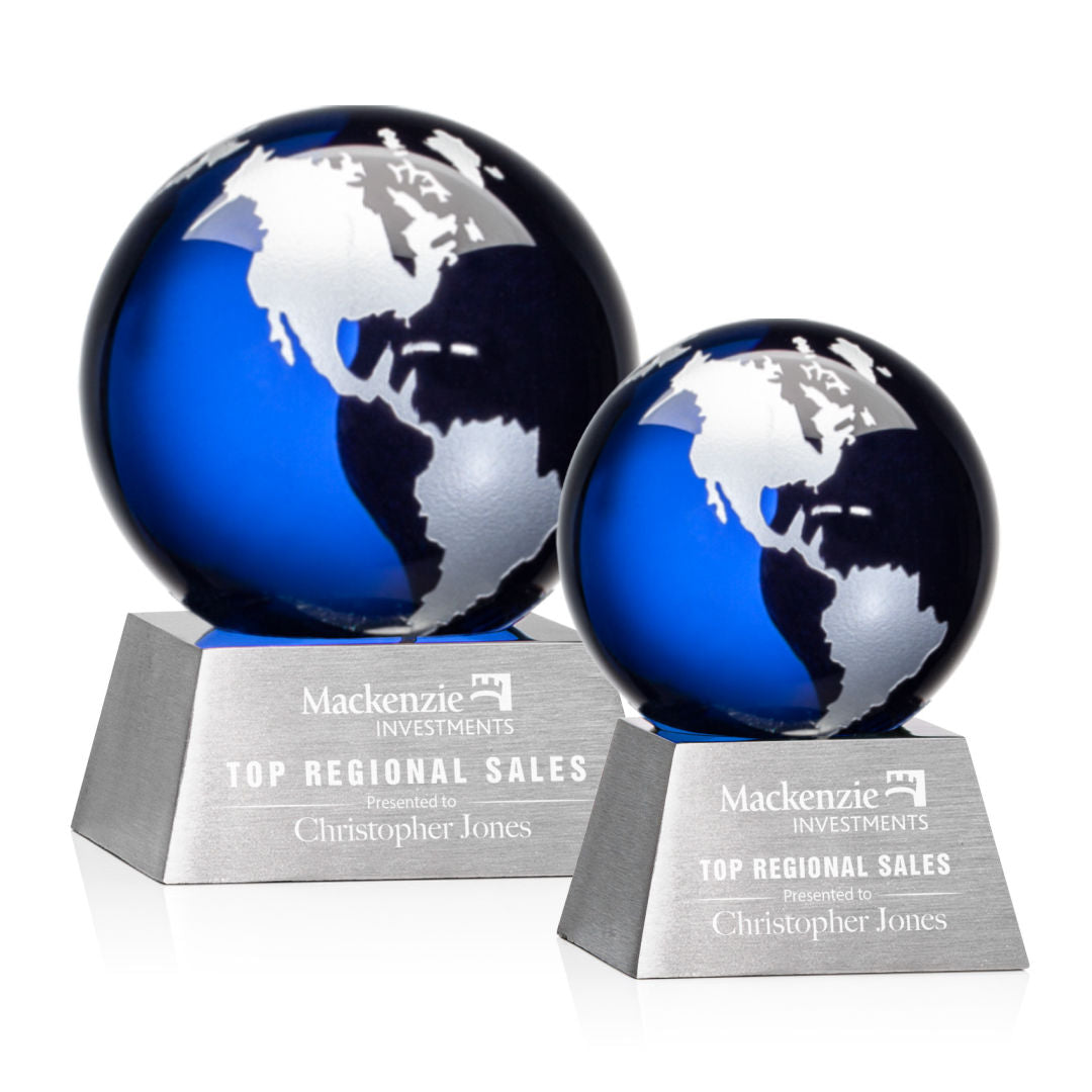 Ryegate Globe Award - Blue/Silver — OPG856-LS