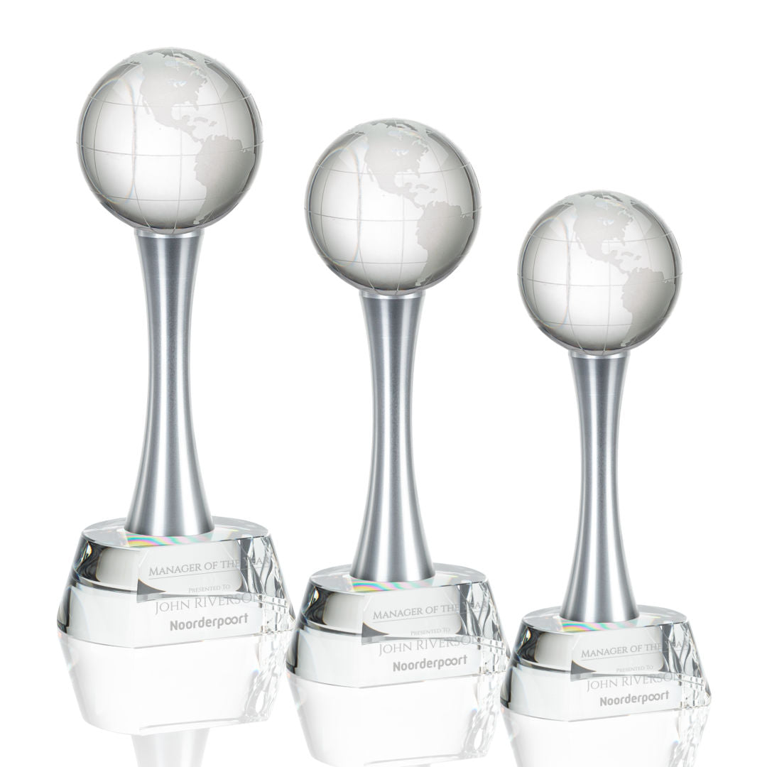 Willshire Globe Award - Clear — OPG885_
