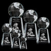 Globe on Tall Base 3D