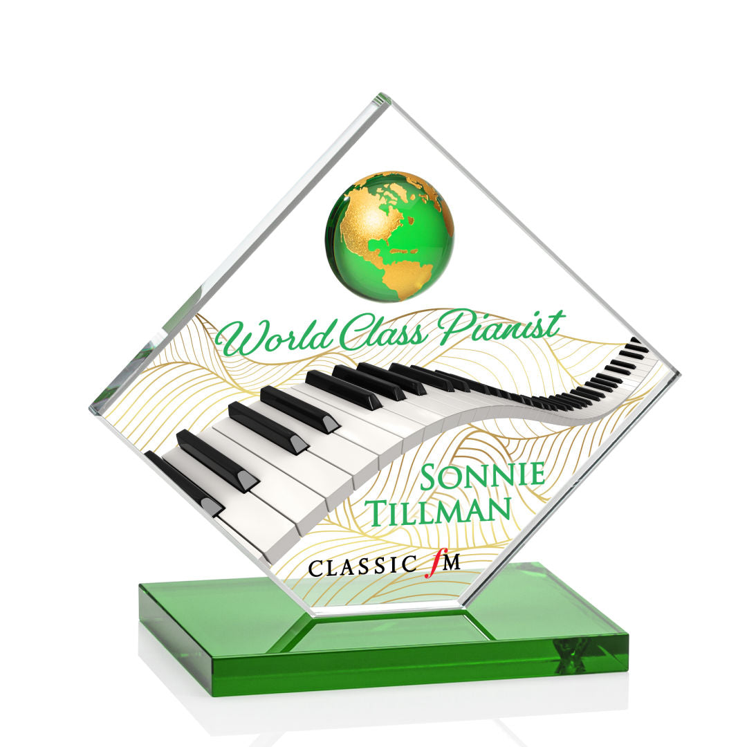 Ferrand VividPrint™ Award - Green/Gold