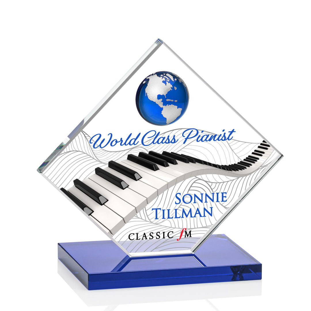 Ferrand VividPrint™ Award - Blue/Silver