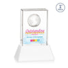 Ambassador VividPrint™ Award on Base - White