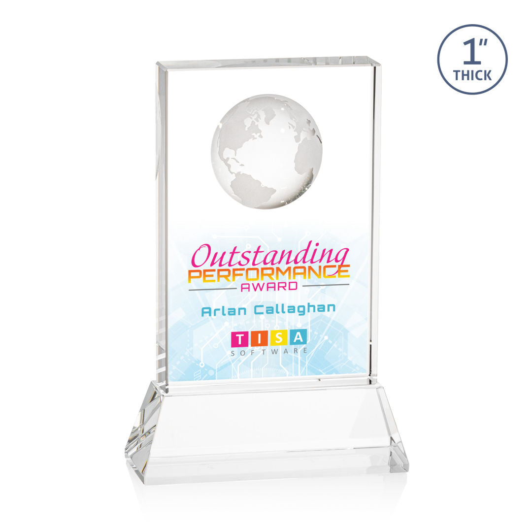 Ambassador VividPrint™ Award on Base - Clear — OPGV513-C