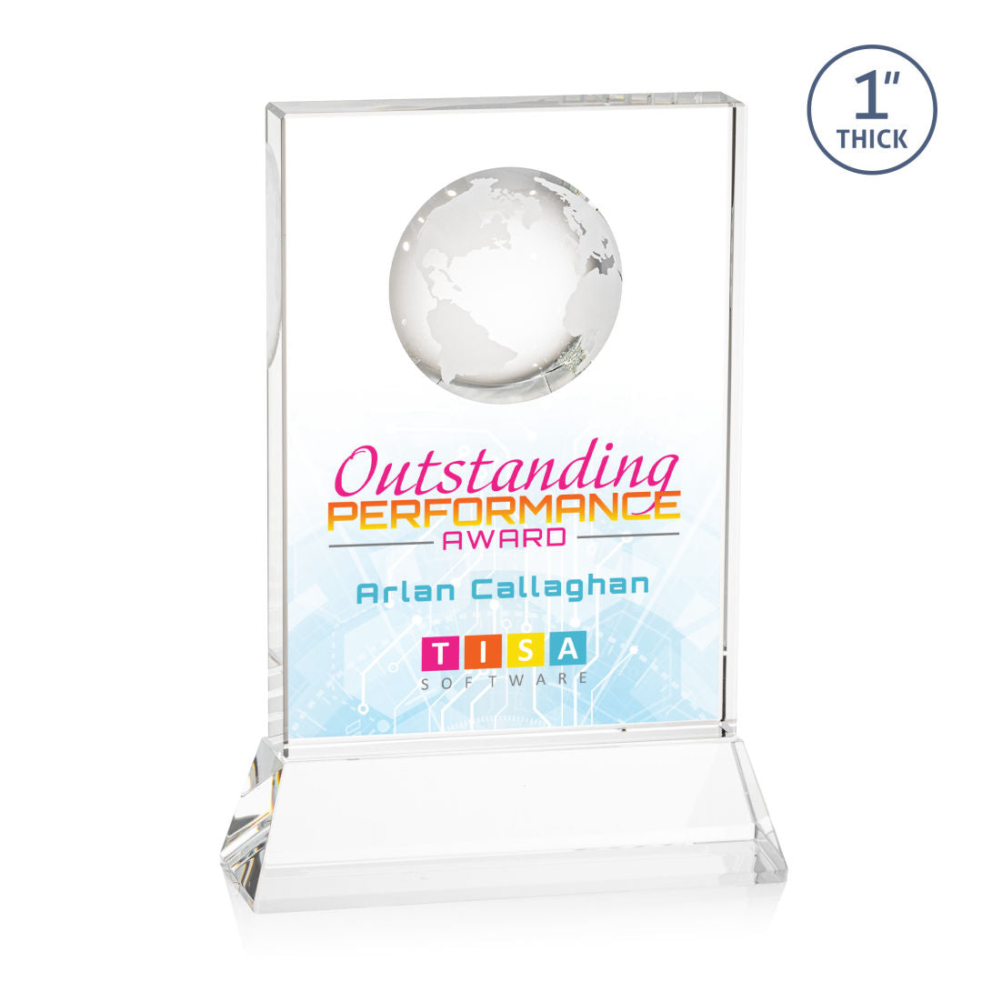 Ambassador VividPrint™ Award on Base - Clear — OPGV514-C