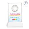 Ambassador VividPrint™ Award on Base - White