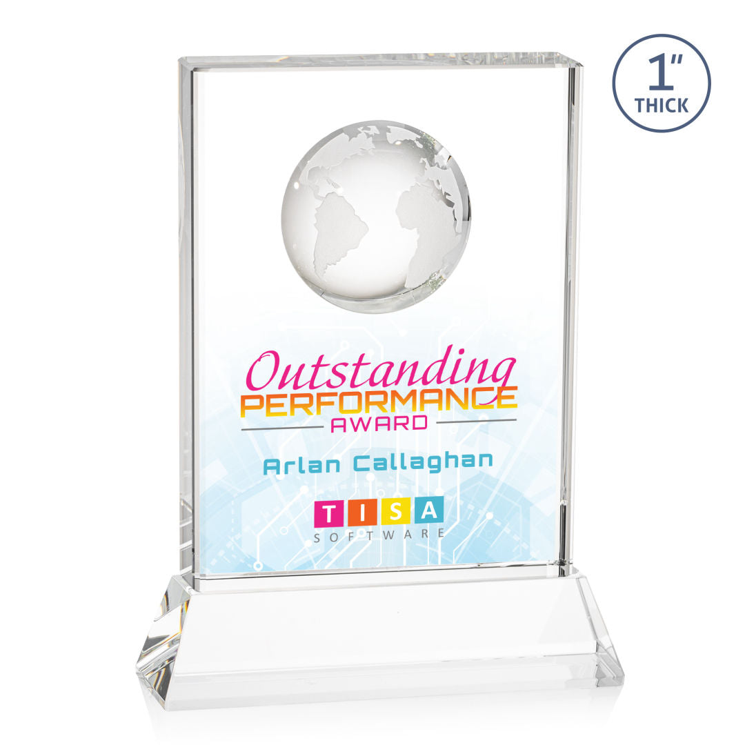Ambassador VividPrint™ Award on Base - Clear — OPGV515-C