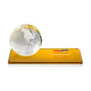 Globe VividPrint™ Award on Rectangle Base