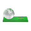 Globe VividPrint™ Award on Rectangle Base