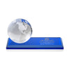 Globe VividPrint™ Award on Rectangle Base