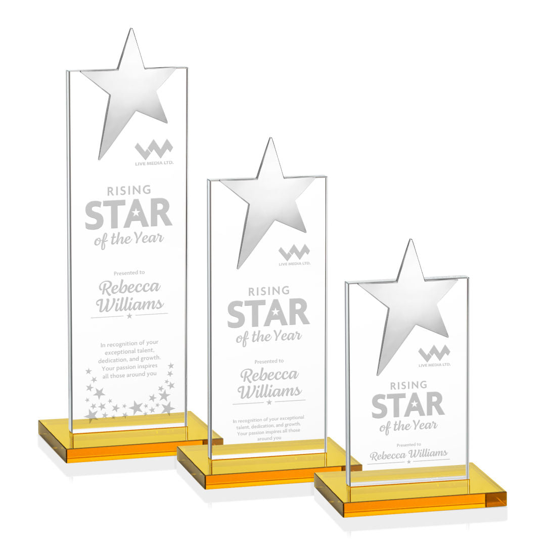 Bryanston Chrome Star Award - Amber — OPS21-CA
