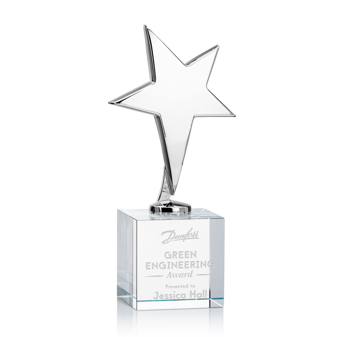 Tuscany Chrome Star on Granby Base - Clear