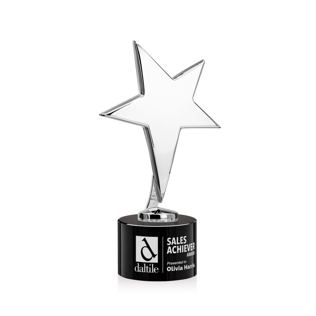 Tuscany Chrome Star on Marvel Base - Black