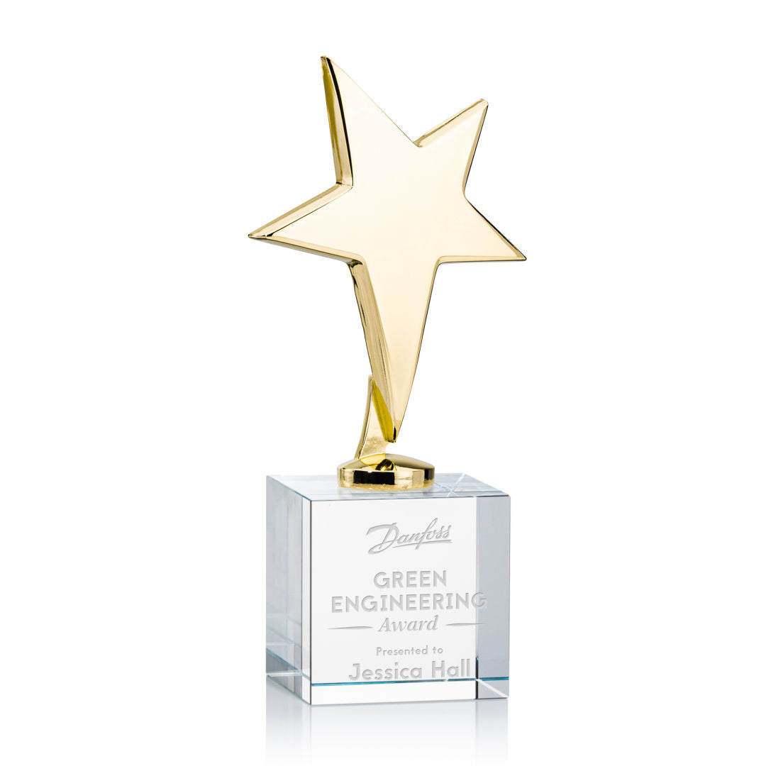 Tuscany Gold Star on Granby Base - Clear — OPS3101-GGB