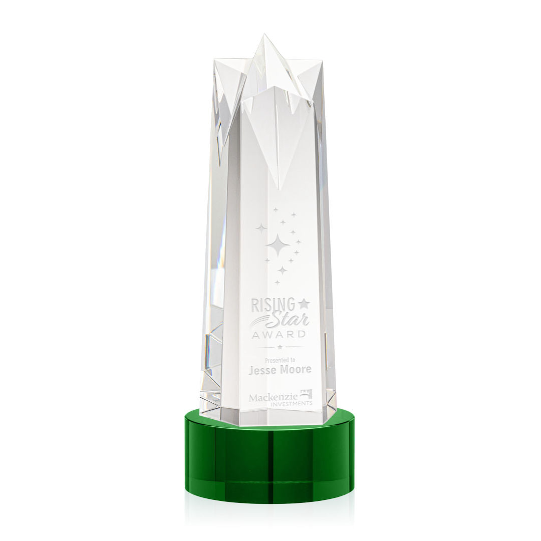Ellesmere Star on Marvel Base - Green — OPS371-MG