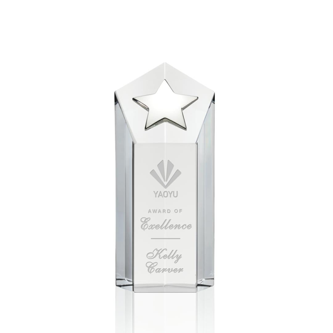 Dorchester Silver Star Award - Clear