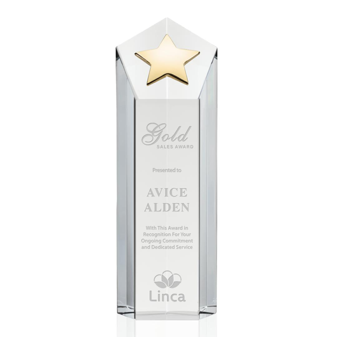 Dorchester Gold Star Award - Clear — OPS415-CG