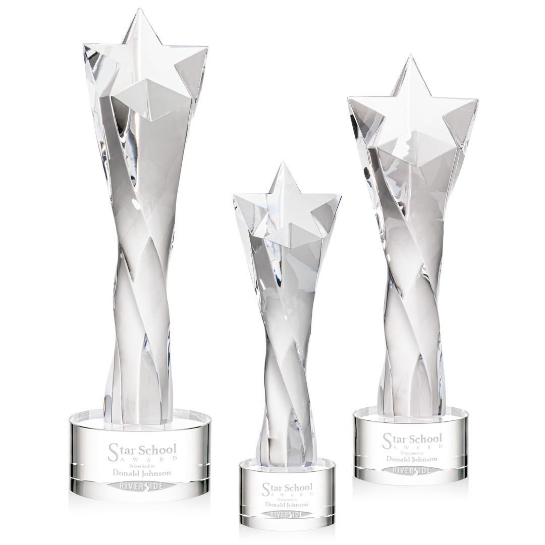Arlington Star Award on Marvel Base - Clear — OPS490-MC