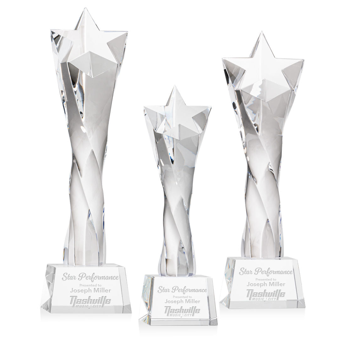 Arlington Star Award on Robson Base - Clear — OPS490-RC