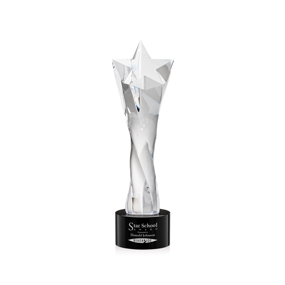 Arlington Star Award on Marvel Base - Black