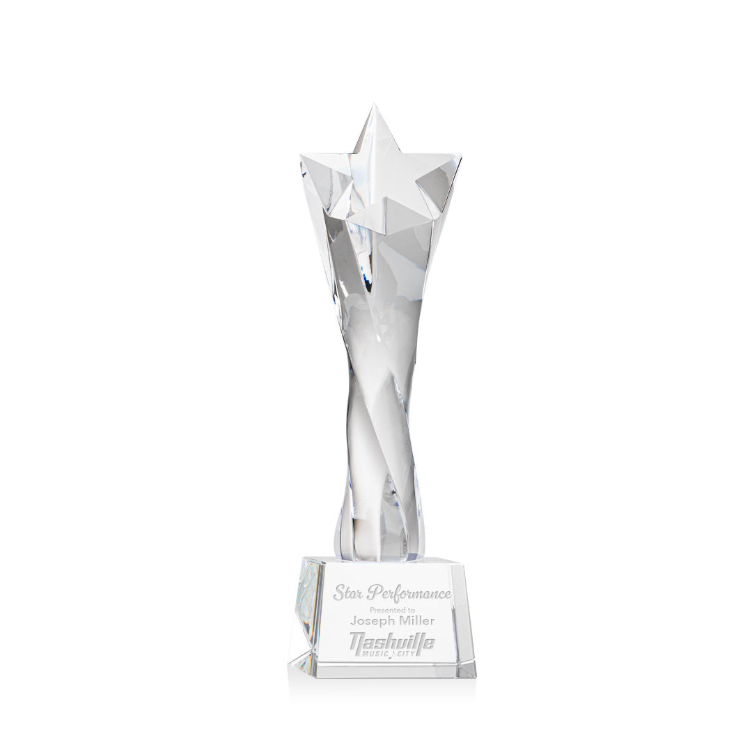 Arlington Star Award on Robson Base - Clear